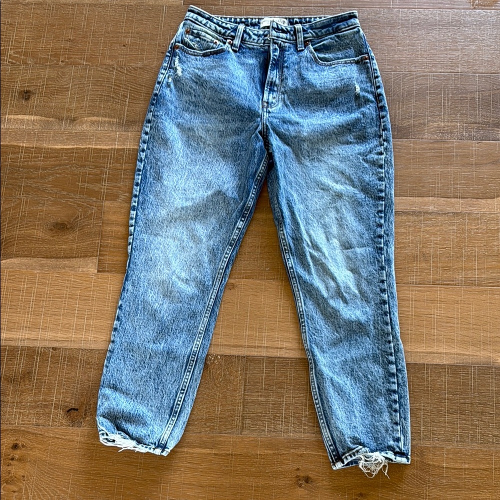 Abercrombie & Fitch High Rise Blue Jeans